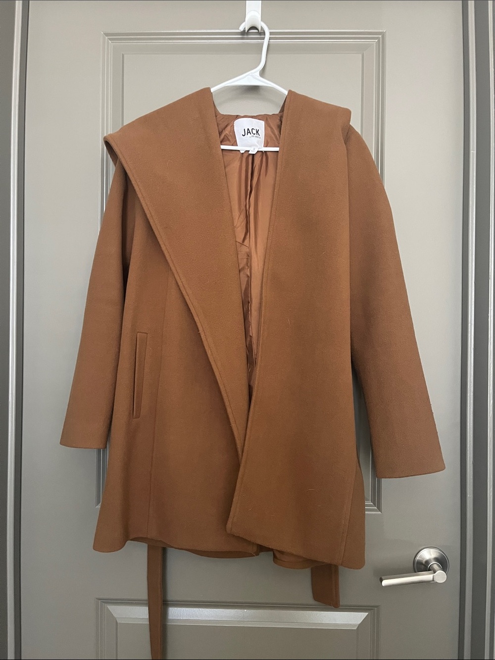 Camel Wrap Coat